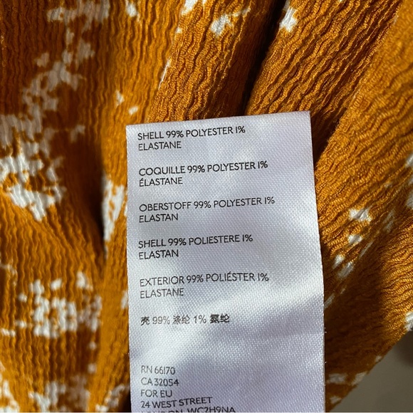 Anthropologie Orange Blouse Top - Picture 15 of 15